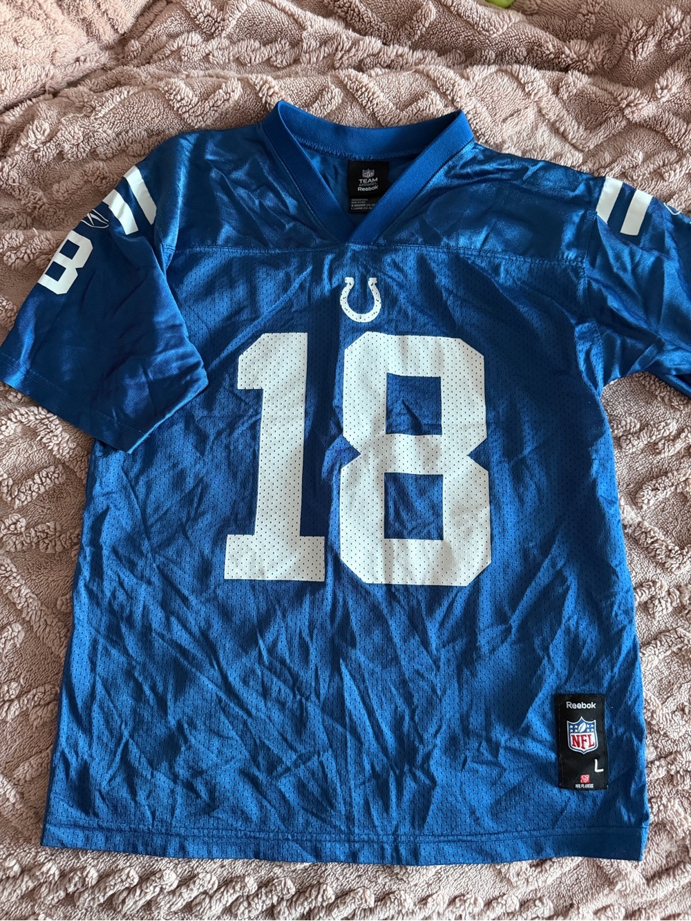 Vintage Peyton Manning Indianapolis Colts Reebok  Jersey  Large